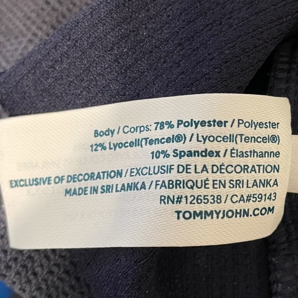 Tommy John Zen Waffle Unisex Lounge‎ Hoodie Size S - Picture 6 of 7